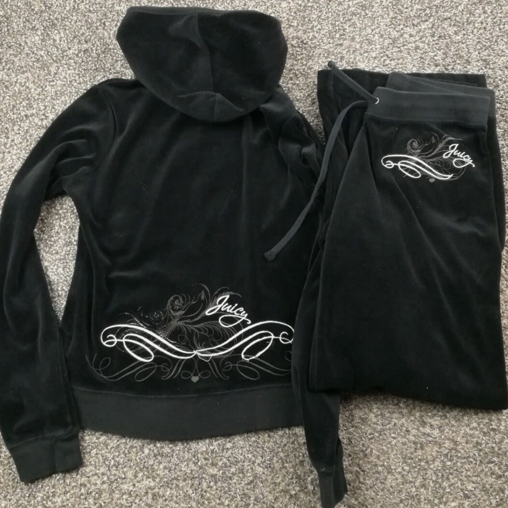black juicy tracksuit